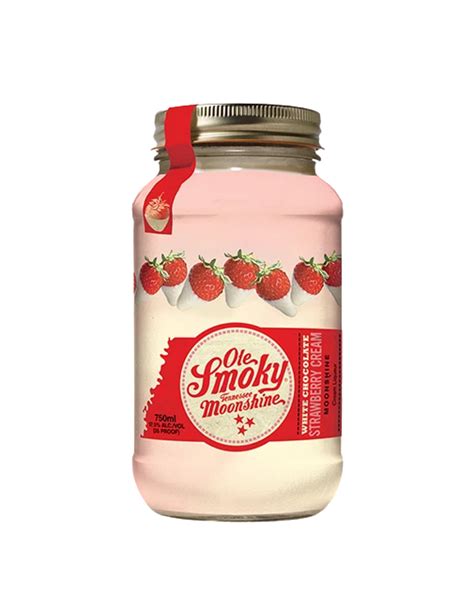 Ole Smoky. . Ole smoky white chocolate strawberry cream moonshine ingredients